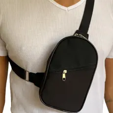 Bolsa Shoulder Bag com alça  Transversal e de Ombro Pochete Unissex