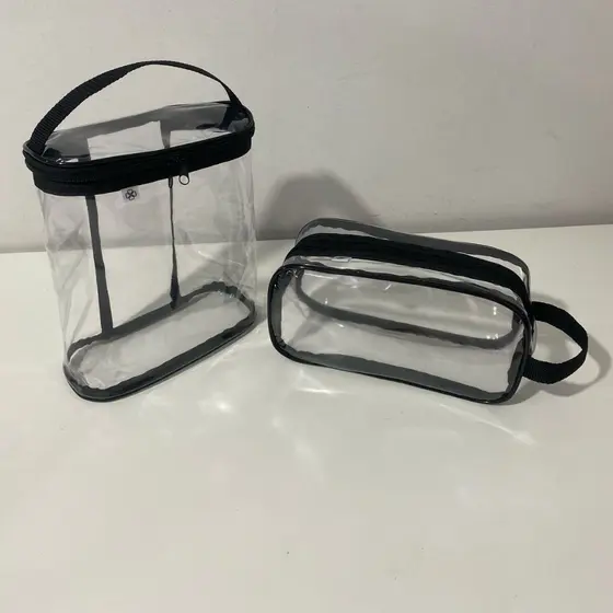 Kit necessaire Maquiagem e Porta Shampoo Praia Viagem