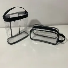 Kit necessaire Maquiagem e Porta Shampoo Praia Viagem