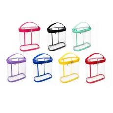 Porta Shampoo Necessaire  Organizadora Maquiagem Viagem Praia Transparente