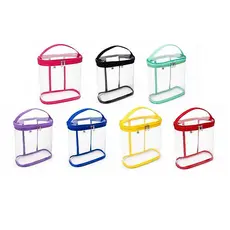 Porta Shampoo Necessaire Organizadora Maquiagem Viagem Praia Transparente