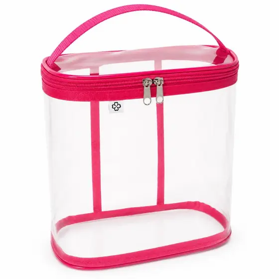 Porta Shampoo Necessaire Maquiagem Organizadora Viagem Praia Transparente