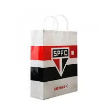 SACOLA SÃO PAULO FUTEBOL CLUBE PARA PRESENTES E DATAS COMEMORATIVAS OFICIAL DO CLUBE 33x9x27cm