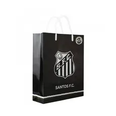 SACOLA SANTOS FUTEBOL CLUBE ORIGINAL PARA PRESENTES E DATAS 33x9x27cm