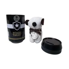 COFRINHO NA LATA BOTAFOGO COM TOALHA DE CACHORRO ORIGINAL DO CLUBE