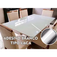 Adesivo de Mesa Branco Profissional Mesa de Jantar escritório E Decoração de Vidros em Geral laca