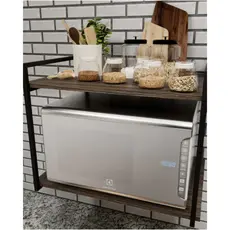 Suporte Industrial Reforçado 48cm para Prateleiras e Micro-ondas