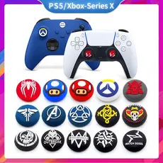 Par de Grip borracha Protetora de Silicone para Analógicos de Controles de PS5, PS4, Xbox Series, One e 360