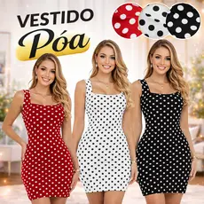 Vestido Anos 60 70 80 Poá Bolinha Regata Vintage Retrô Moda Feminina Tubinho Elegante Retrô