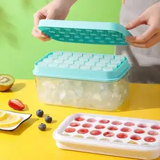 Forma de gelo bandeja silicone com reservatório formato flor fácil desenformar com pinça reserva