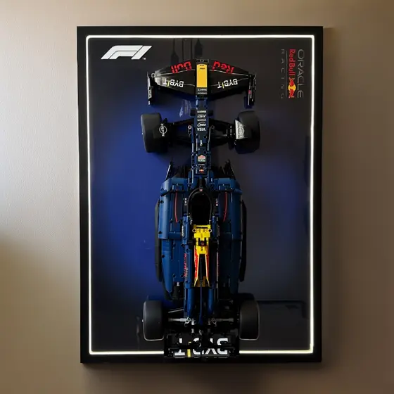 Quadro Expositor Para Lego F1 Red Bull Rb20 42206