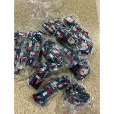 Kit patches mini bandeiras ref09 com 30 unidades bordadas
