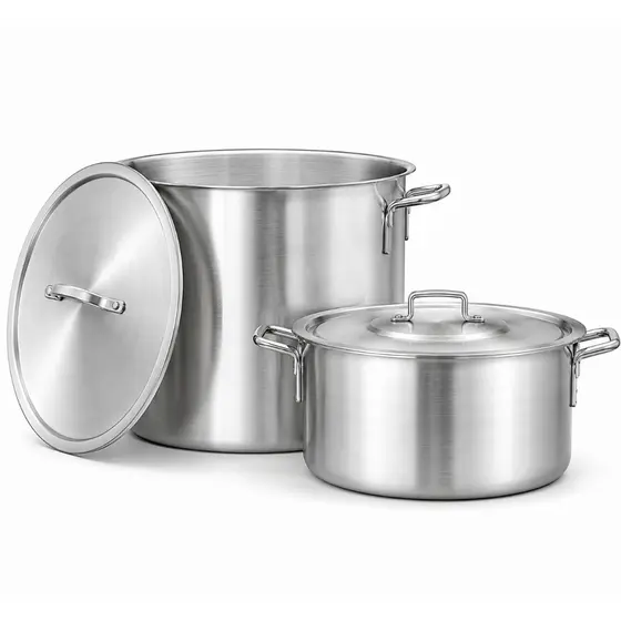 Kit Panela para Feijoada Linha Hotel – Caçarola + Caldeirão