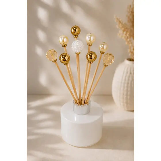 Kit com 10 varetas decoradas para Difusor  de Ambiente 20cm ou 25cm
