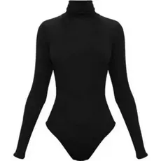BODY FEMININO MANGA LONGA GOLA ALTA BASICO SEGUNDA PÉLE TECIDO PROTEÇÃO UV
