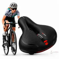 Banco Bicicleta Confortável Selim Com Molas Ergonômico Refletivo Bike Segurança