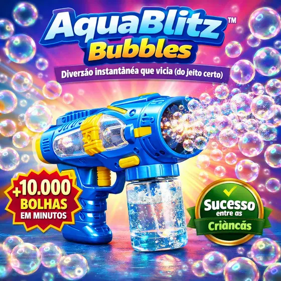 Brinquedo Bolhas Automático Tubarão Lançador Bolinhas Diversão Infantil Verão