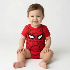 Body Bebê Menino Homem Aranha Recém Nascido Enxoval RN Saída Maternidade Mesversario Envio Rápido