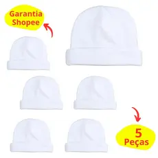 Kit com 5 toucas para personalizar, suedine 100% algodão