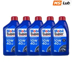 Kit 5 Mobil 10w40 Semissintético API SP