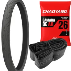Pneu Levorin Praeiro Liso Mtb Aro26 X 1.95 C/ Câmara Inclusa