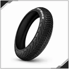 Pneu 20x4.0 Fat Bike Gordo Para E-Bike Mobilete Street Preto