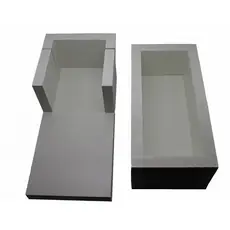 Forma Sabonete  Artesanal Em Mdf branco 1 Kg + Cortador Fatiador 2,0 Cm