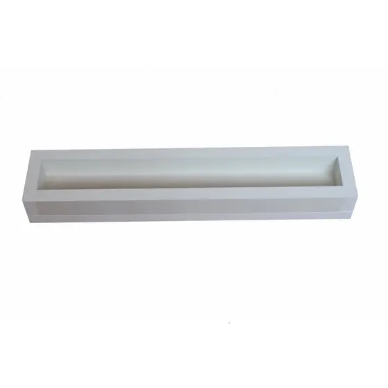 02 Formas Para Sabonete Artesanal 500 Gr(tamanho Amostras) + 01 Caixa Forma/molde 1 Kg - Em Mdf Branco