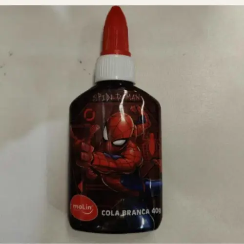 Cola Liquida Branca Homem Aranha Escolar