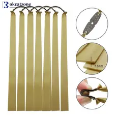 OKCATZONE 5Pcs Poderosa Faixa Elástica Plana Para Bandas De Borracha De Catapulta De Tiro De Estilingue Faixas Esportes Ao Ar Livre Espessura Do Acessório De Caça 1,5mm E8X7
