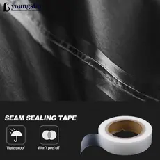 YOUNGSTAR 20m/roll Seam Sealing Tape Fita De Vedação A Quente Fusão À Prova D'água Reparo De Tecido Revestida PU Tenda De Camping F4V1
