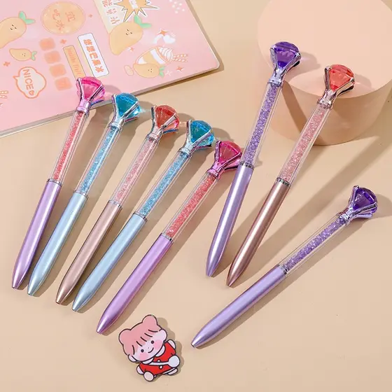 Caneta Diamante Criativa Papelaria Material para estudantes Material de escritório presente prémio NICOM