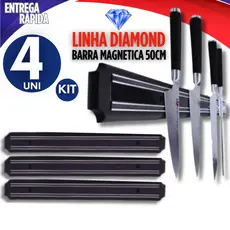 Kit 4 Barra Suporte Magnética Parede Porta Faca Ferramentas Organizador Utensílios Imã Faqueiro qualidade garantida