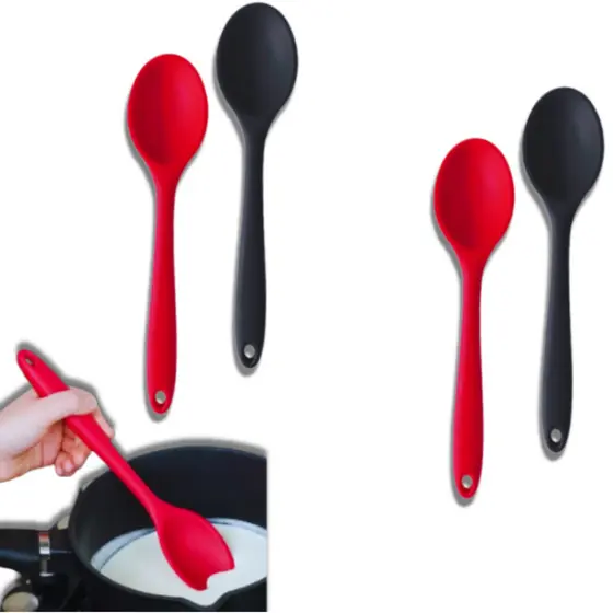 Colher de Arroz de Silicone 27cm Anti-Aderente não Risca Panela Super Resistente