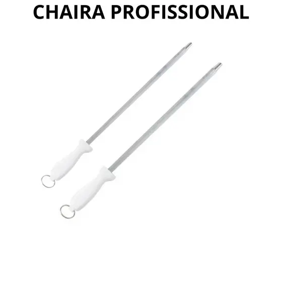 JOGO 2 CHAIRA PROFISSIONAL 10" 38 CM AFIAÇAO RAPIDA E PRECISA