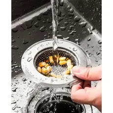 KIT 20 Ralo para Pia Prime Aço Inox com Borda Cozinha Ralinho 7 CM