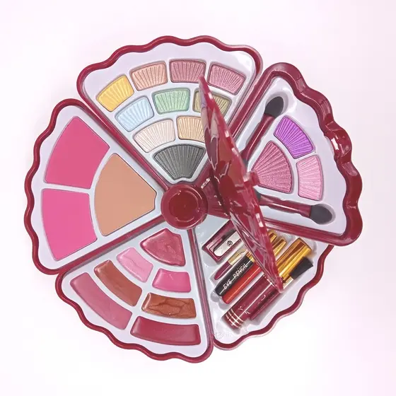 Estojo de Maquiagem Completo Tango Leque (sombra,blush e batom)