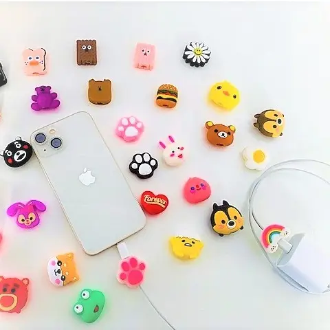 Protetor De Cabo personagens usb Carregador Com Tema Chopped