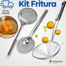 Escumadeiras Indispensáveis para Frituras Escumadeira, Escumadeira de Fritura e Escumadeira de Fritura com Pinça