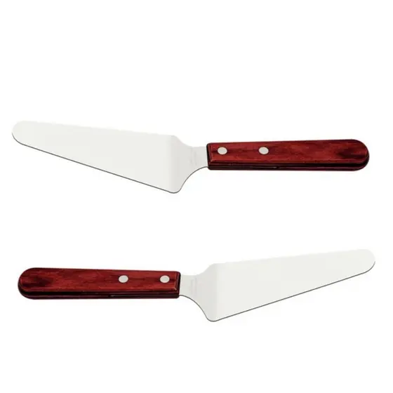 Espátula para Bolo Pizza Tortas Polywood Stainless Stell