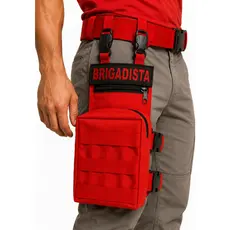 Kit Pochete de Perna +Bordado +Cinto de Guarnição NA Brigadista