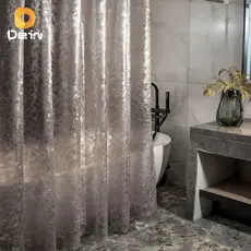 3D Com ímã Cortina de Box para Banheiro c/ ilhós Anti Mofo Resistente Alta Qualidade 100%PVC 2mx1,8m