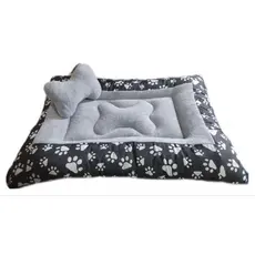 colchonete tapete soft para cães e gatos Black cinza