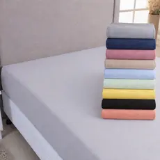 Lençol C/ Elástico de Malha 100% Algodão Avulso Super Macio Não da Bolinhas Antialérgico Solteiro Casal Queen King