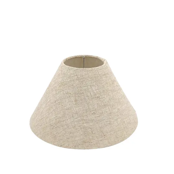 Cúpula De Abajur 21x12x8 Tecido Linho Decoração Quarto
