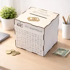 Cofre Desafio 1Mil/ 5 Mil/ 10 Mil/ 20 Mil Caixa Poupança Cofre Desafio