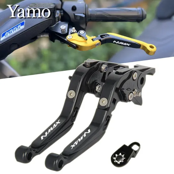 Para YAMAHA NMAX 155 2015-2026 Com Função De Estacionamento Alavanca De Freio Conjunto Embreagem Ajustável Dobrável Do P