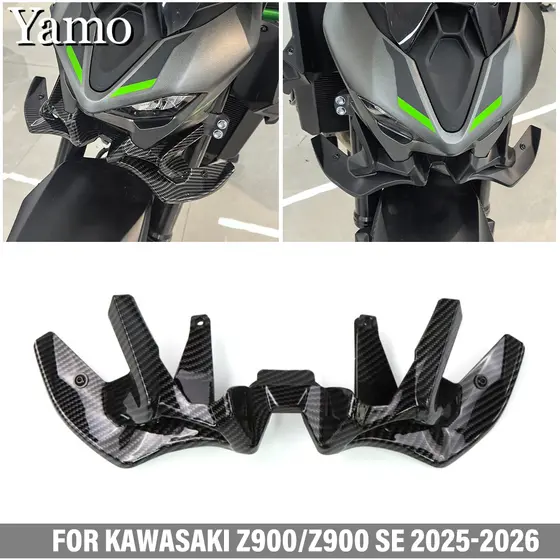Para KAWASAKI Z900 Z900SE 2025-2026 Decoração De Lábio Inferior Z 900 SE Bico De Pássaro Painel Decorativo De Asa Fixa