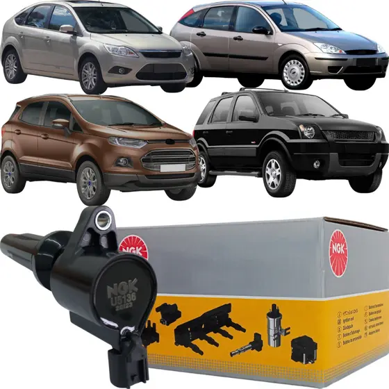 Bobina de Ignição Original NGK Ecosport Focus 2.0 16v U5136