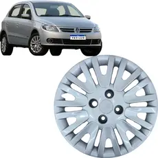alota Grid Aro 14 Prata Cubo Alto Gol G5 Power 2009 a 2010